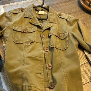 Paris Blue large green jacket